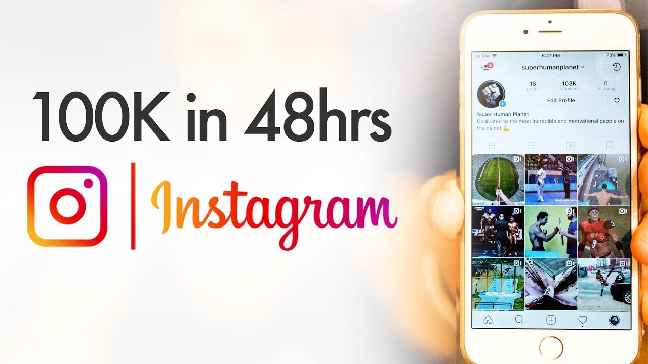 Grow followers on Instagram