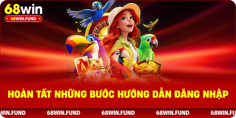 Hoàn tất những bước hướng dẫn đăng nhập